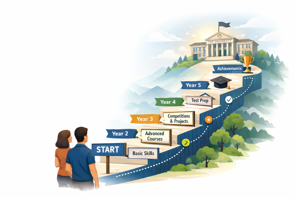 Step-by-step roadmap to top university